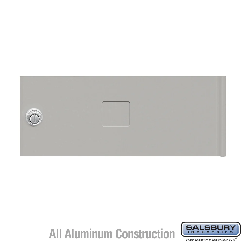 Replacement Door and Lock for Standard B Size Cluster Box Unit with 3 Keys - Gray