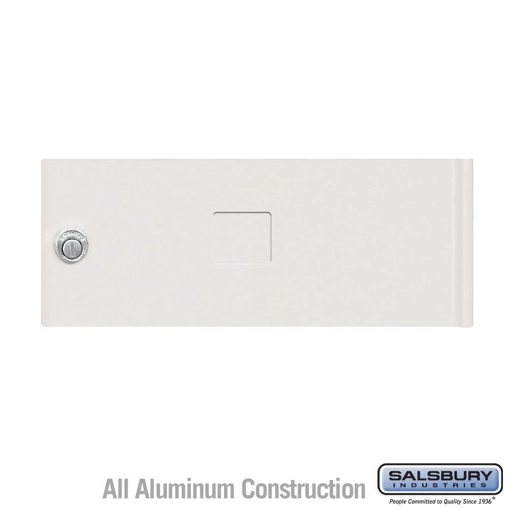 Replacement Door and Lock for Standard B Size Cluster Box Unit with 3 Keys - White