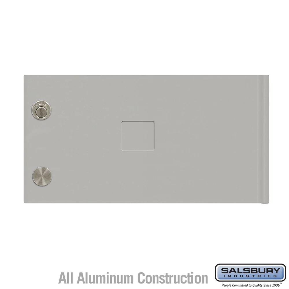 Replacement Door and Lock for Standard C Size Cluster Box Unit with 3 Keys - Gray