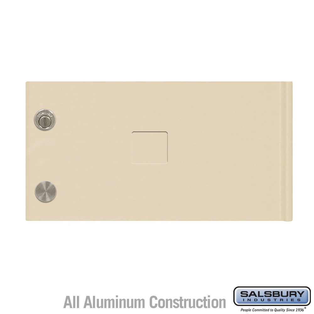 Replacement Door and Lock for Standard C Size Cluster Box Unit with 3 Keys - Sandstone