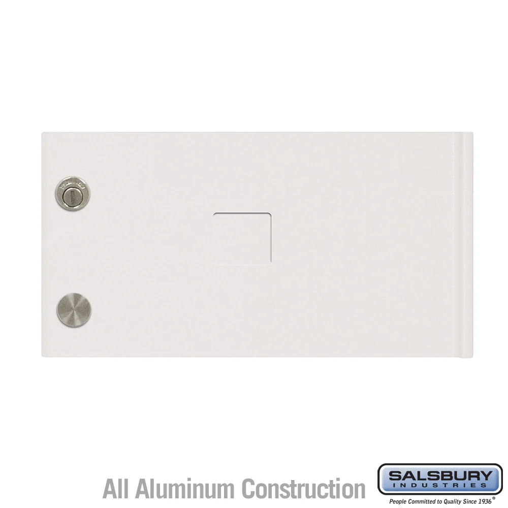 Replacement Door and Lock for Standard C Size Cluster Box Unit with 3 Keys - White