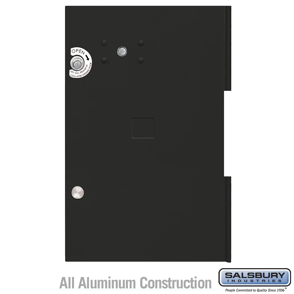 Replacement Parcel Locker Door with Tenant Lock for Cluster Box Unit - Black