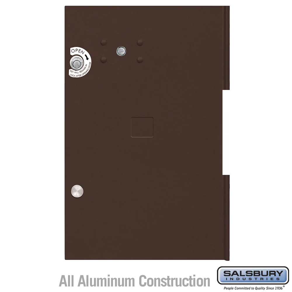 Replacement Parcel Locker Door with Tenant Lock for Cluster Box Unit - Bronze