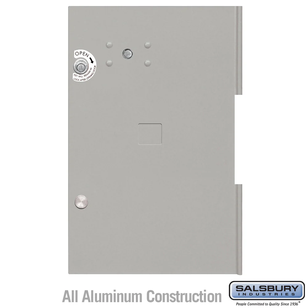 Replacement Parcel Locker Door with Tenant Lock for Cluster Box Unit - Large Parcel Locker - Gray
