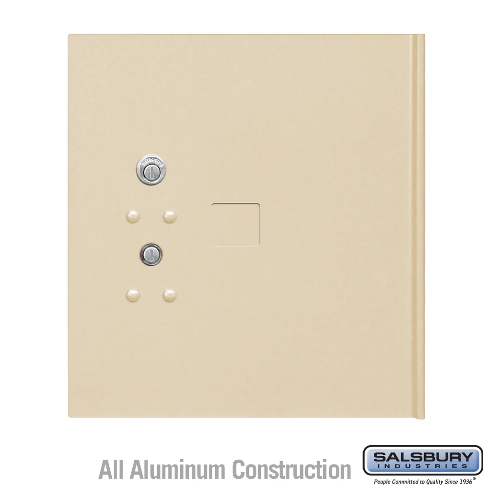 Replacement Parcel Locker Door with Tenant Lock for Medium Parcel Locker - Sandstone