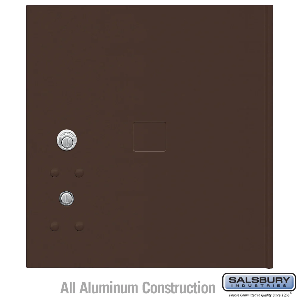 Replacement Parcel Locker Door with Tenant Lock for Standard 4 High Horizontal Parcel Locker
