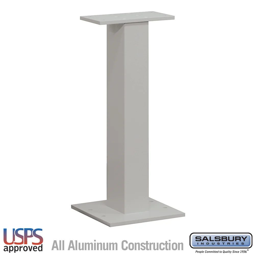Replacement Pedestal for CBU Mailbox Models #3305, #3308, and #3312 in Gray