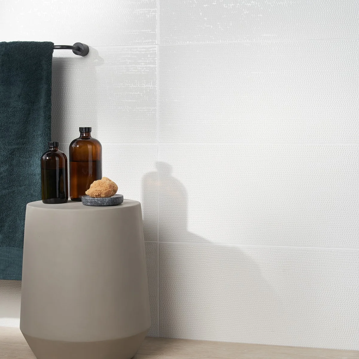 Rethink Decoro Plaster White 12x24 Textured Matte Porcelain Tile - Image 5