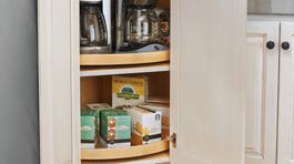 Rev-A-Shelf 1-Tier Wood Full Circle Cabinet Lazy Susan, 28 in, Clear Polyurethane