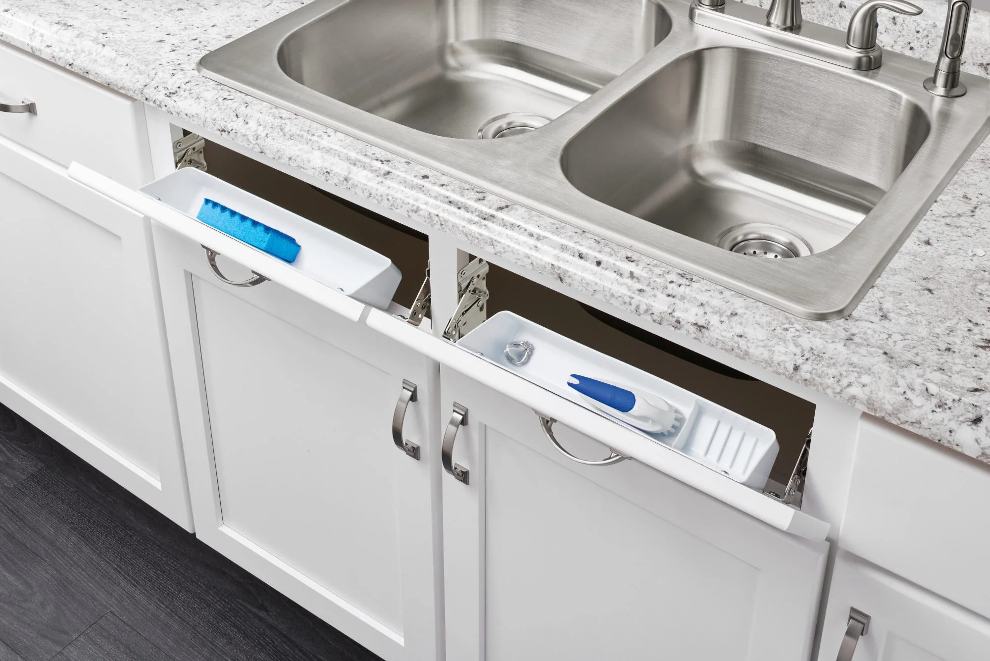 Rev-A-Shelf 11-in W x 3-in H 1-Tier Door/Wall Mount Plastic Tip-Out Tray - Image 5