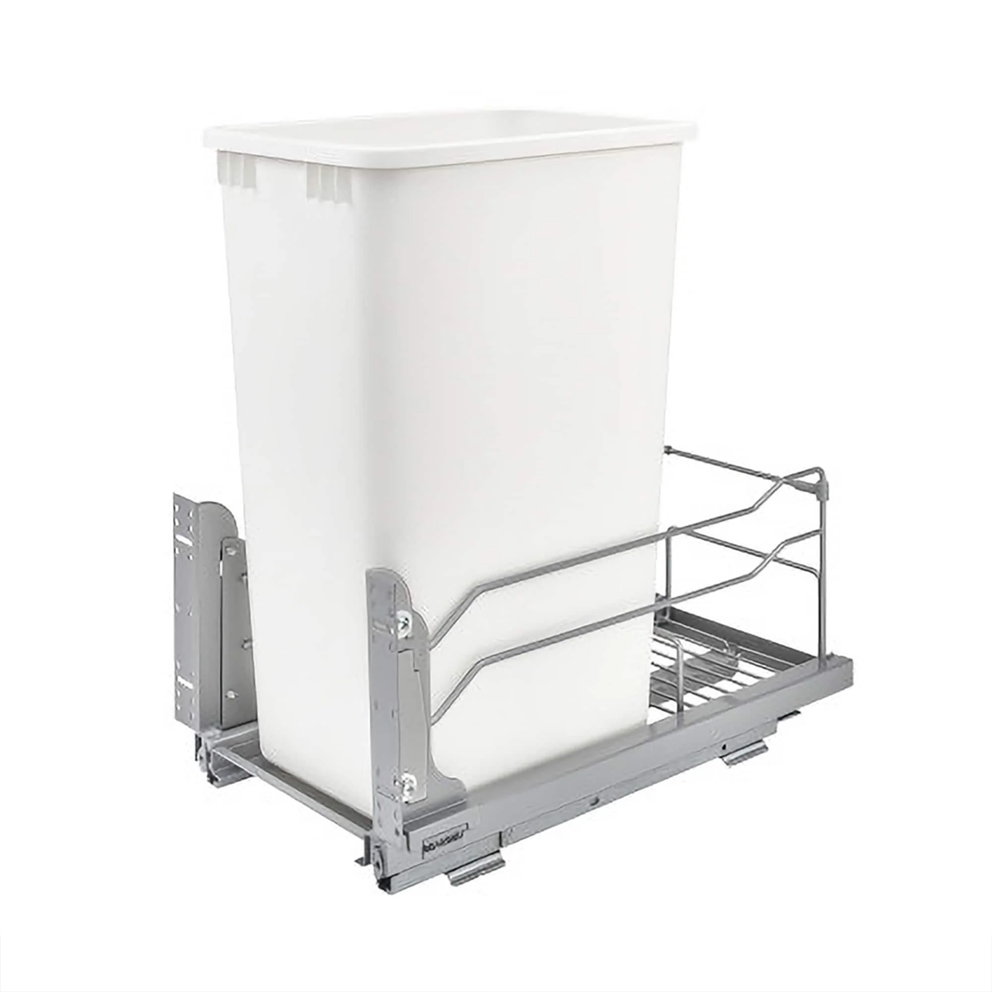 Rev-A-Shelf 11-in x 22-in x 19-in 50-Quart Soft Close Single Pull Out Trash Can