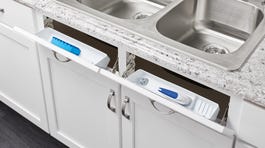 Rev-A-Shelf 14-in W x 3-in H 1-Tier Door/Wall Mount Plastic Tip-Out Tray Set