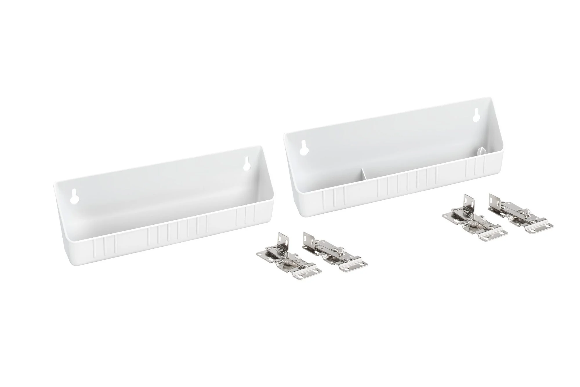 Rev-A-Shelf 14-in W x 3-in H 1-Tier Door/Wall Mount Plastic Tip-Out Tray Set - Image 3