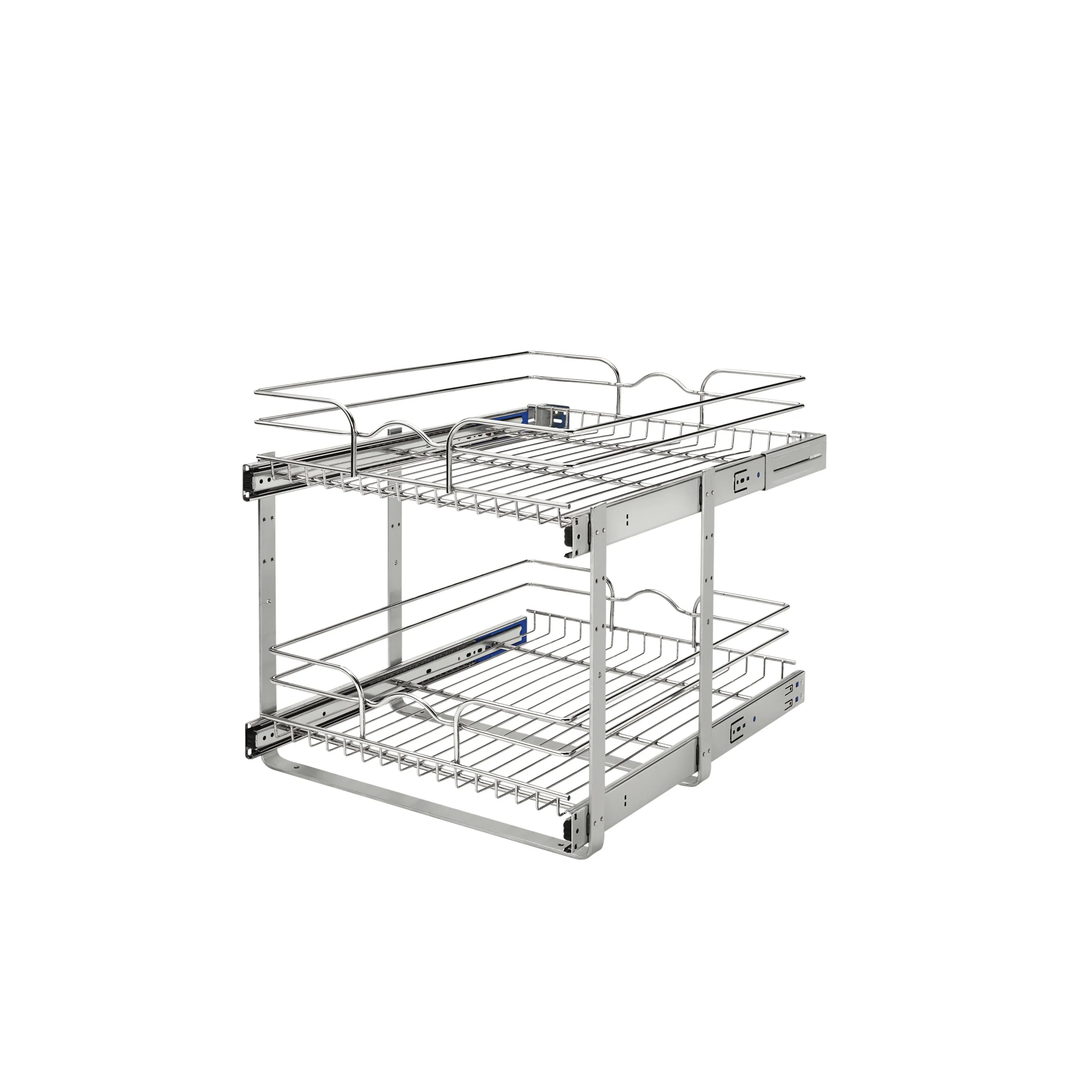Rev-A-Shelf 17.75-in W x 19-in H 2-Tier Pull Out Metal Soft Close Basket