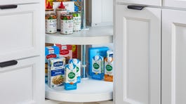 Rev-A-Shelf 2-Tier Polymer Pie-Cut Cabinet Lazy Susan, 28" Diameter
