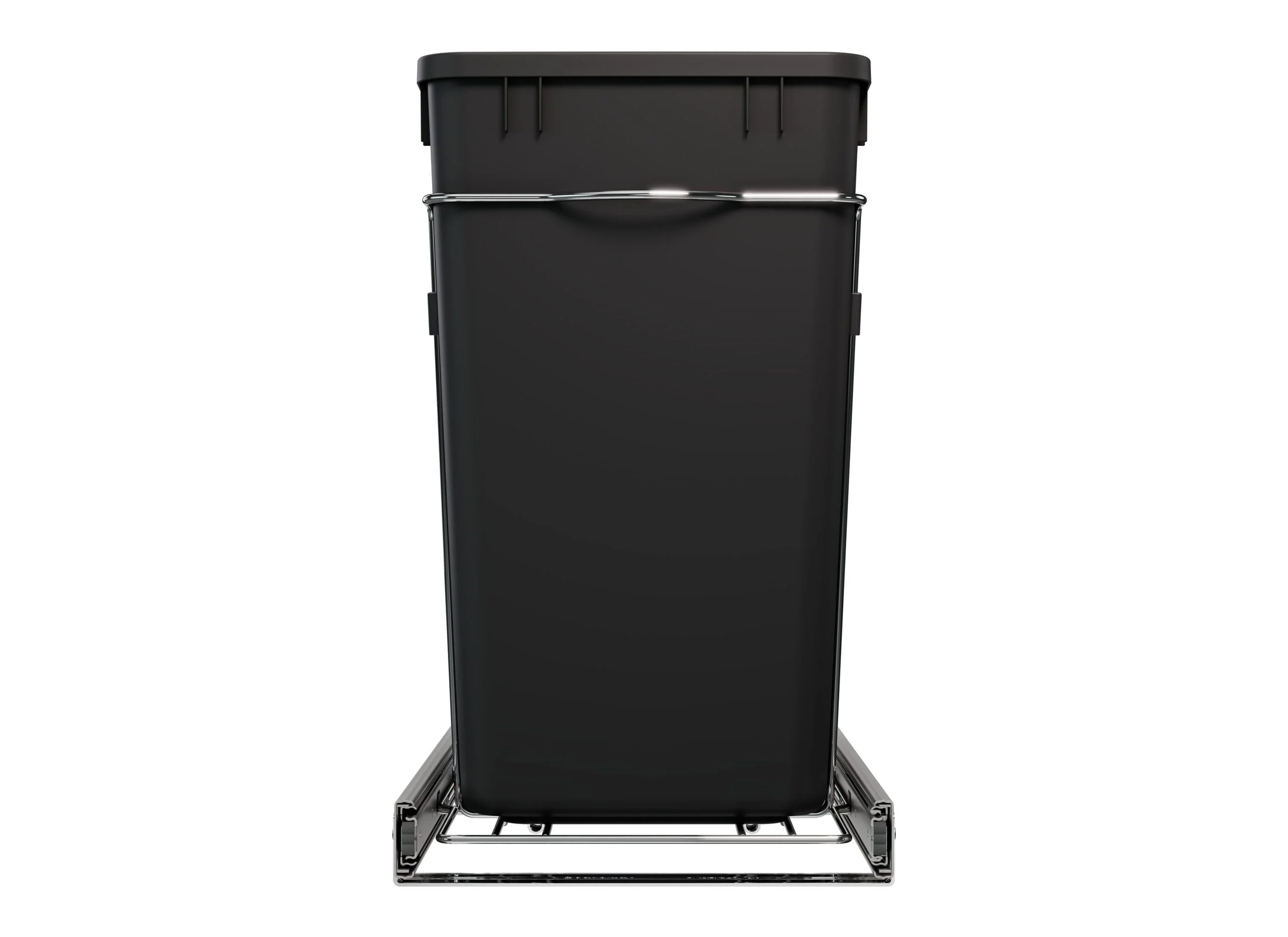 Rev-A-Shelf 27-Quart Plastic Soft-Close Dual Pull-Out Trash Can (RV-15PSC-18-5) - Image 5