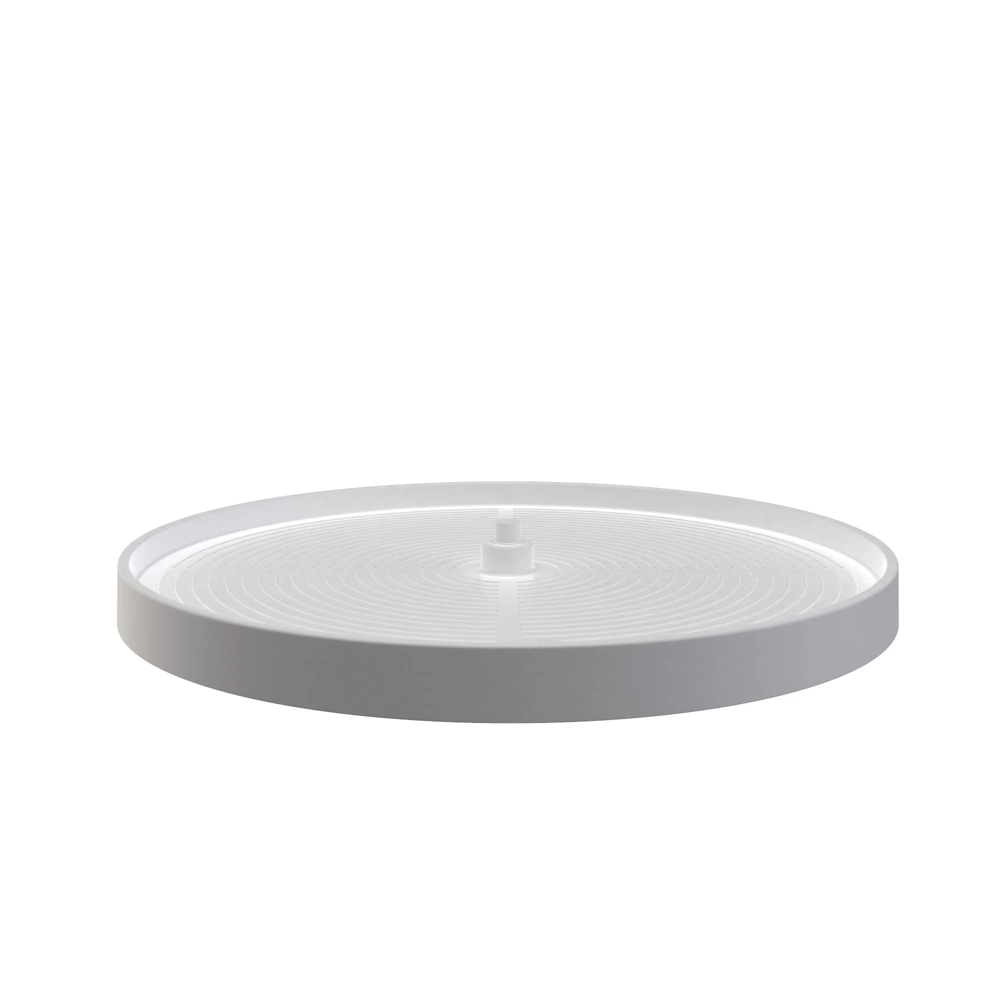 Rev-A-Shelf 28-in White Polymer Full-Circle Lazy Susan (Bottom-Mount, 1-Tier)