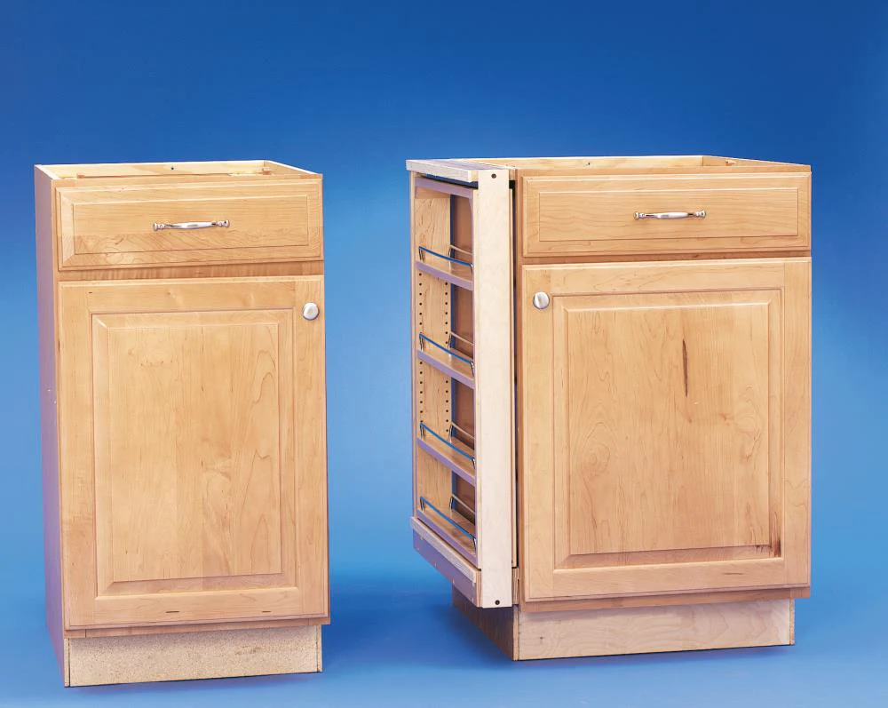 Rev-A-Shelf 3-in W x 30-in H 4-Tier Cabinet-Mount Wood Sliding Shelf Kit - Image 3