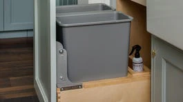 Rev-A-Shelf 35-Quart Plastic Soft-Close Pull-Out Trash Can
