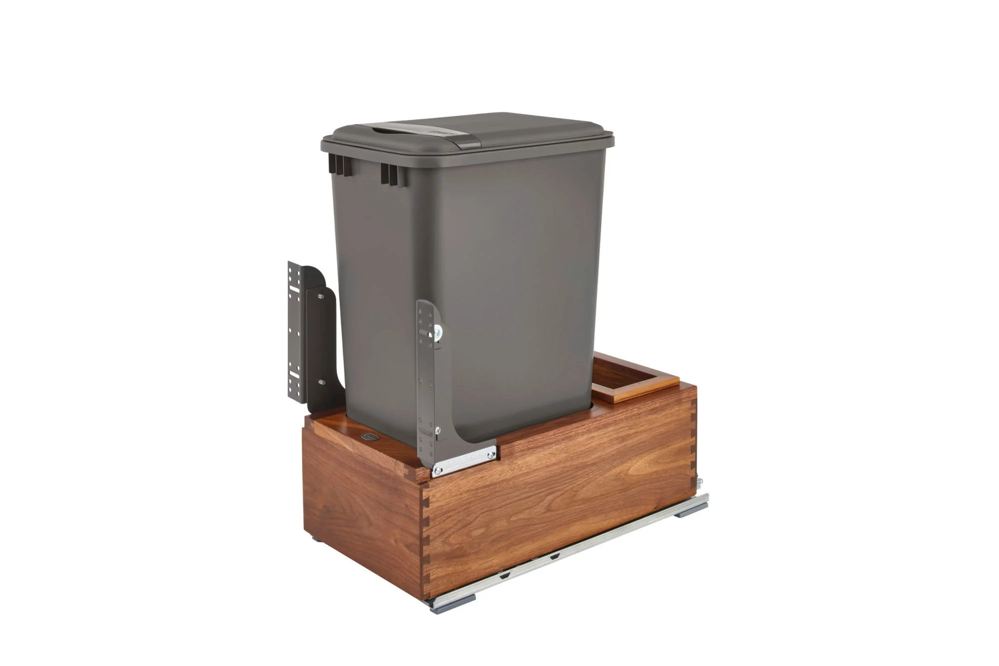 Rev-A-Shelf 35-Quart Plastic Soft-Close Pull-Out Trash Can - Image 2