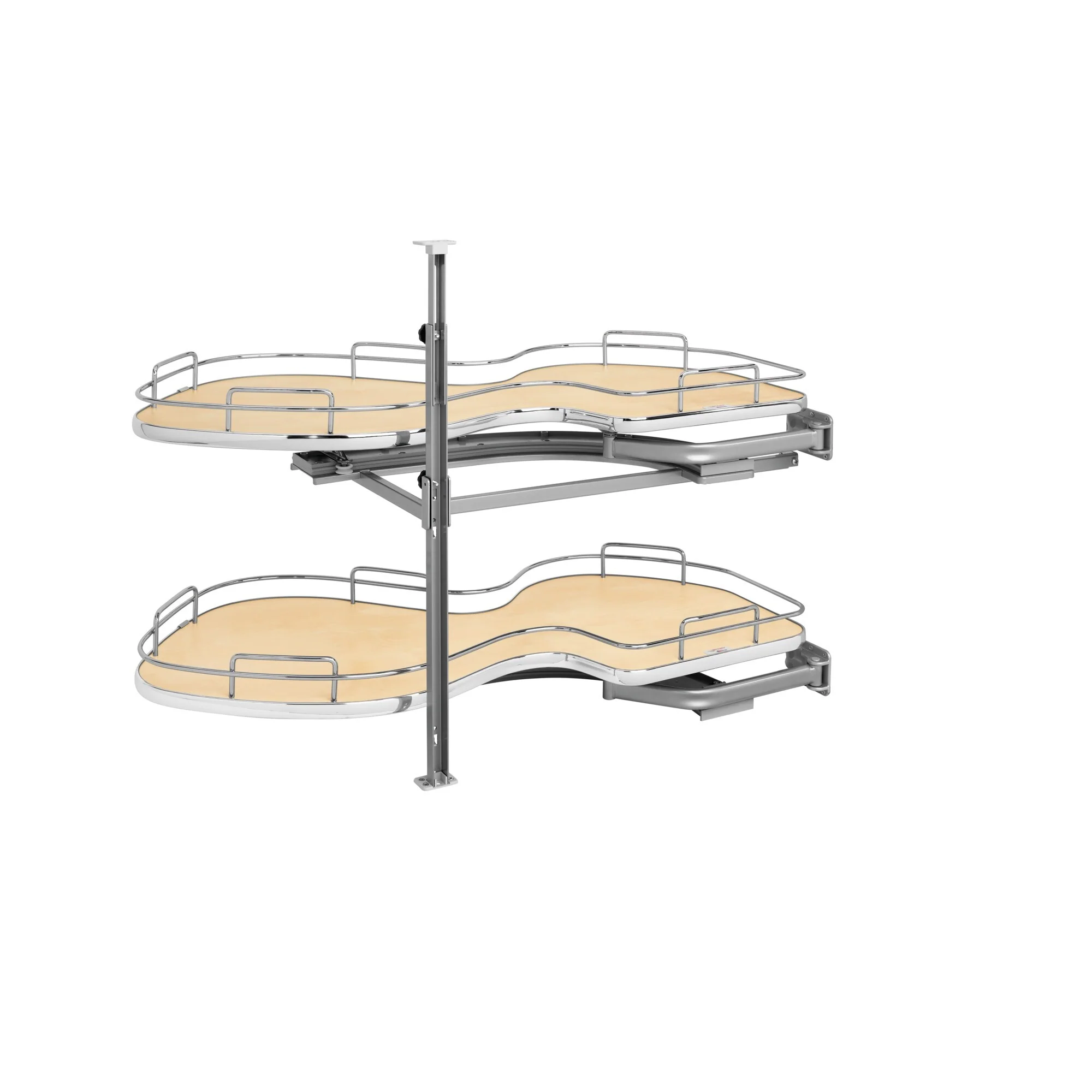 Rev-A-Shelf 37.62-in W x 24.5-in H 2-Tier Pull-Out Metal Baskets & Organizers