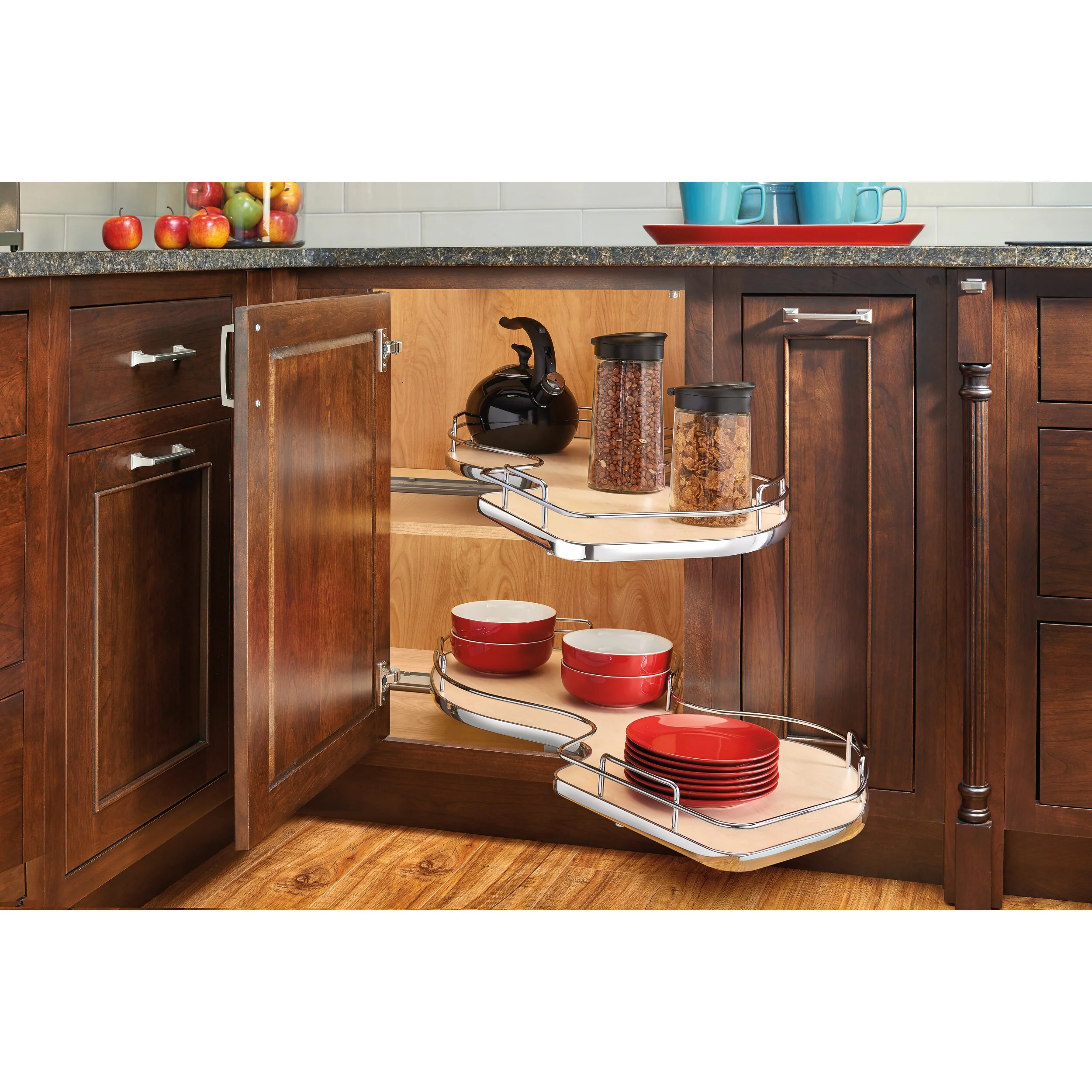 Rev-A-Shelf 37.62-in W x 24.5-in H 2-Tier Pull-Out Metal Baskets & Organizers - Image 2