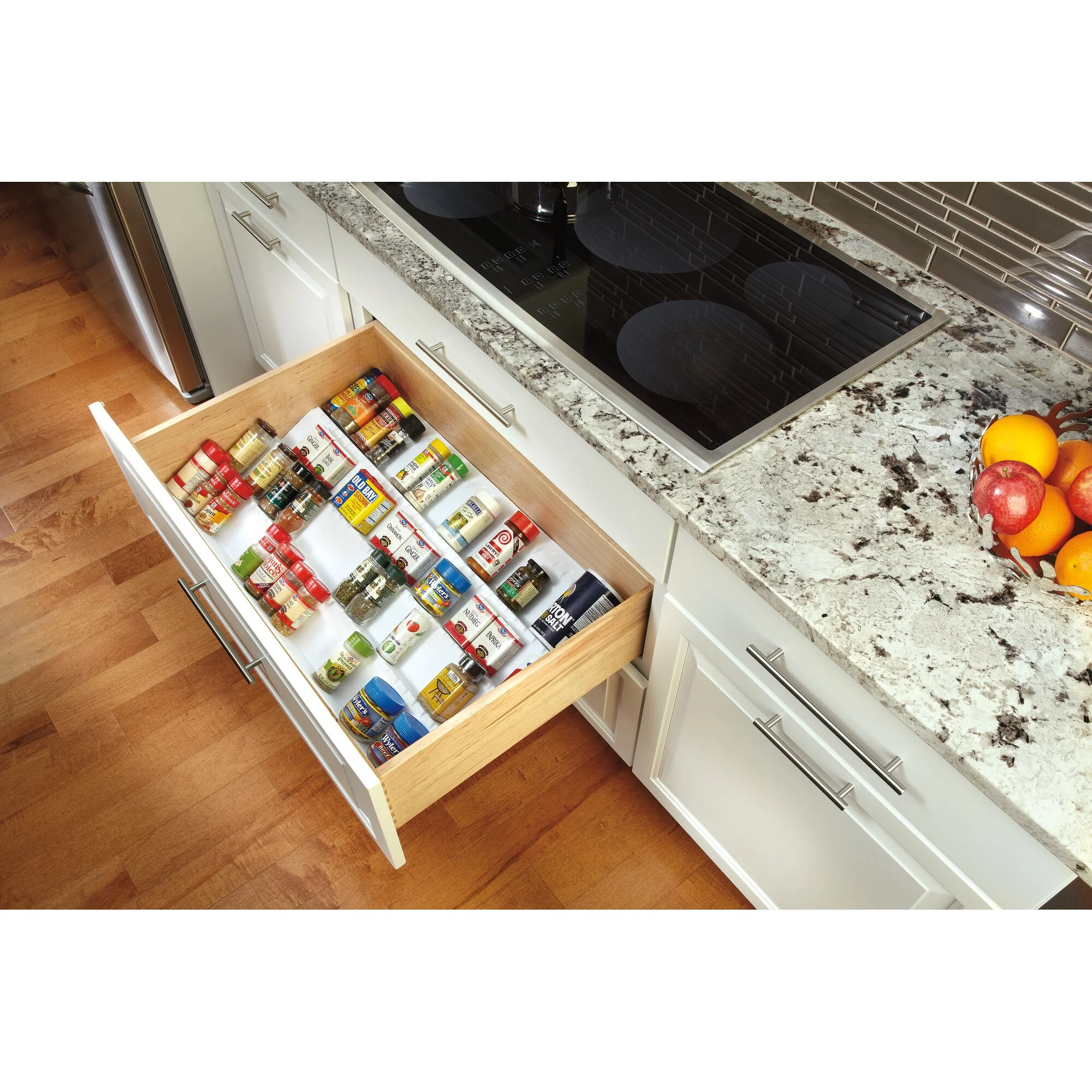 Rev-A-Shelf 50-in W x 1.75-in H 1-Tier Pull-Out Plastic Spice Rack - Image 2