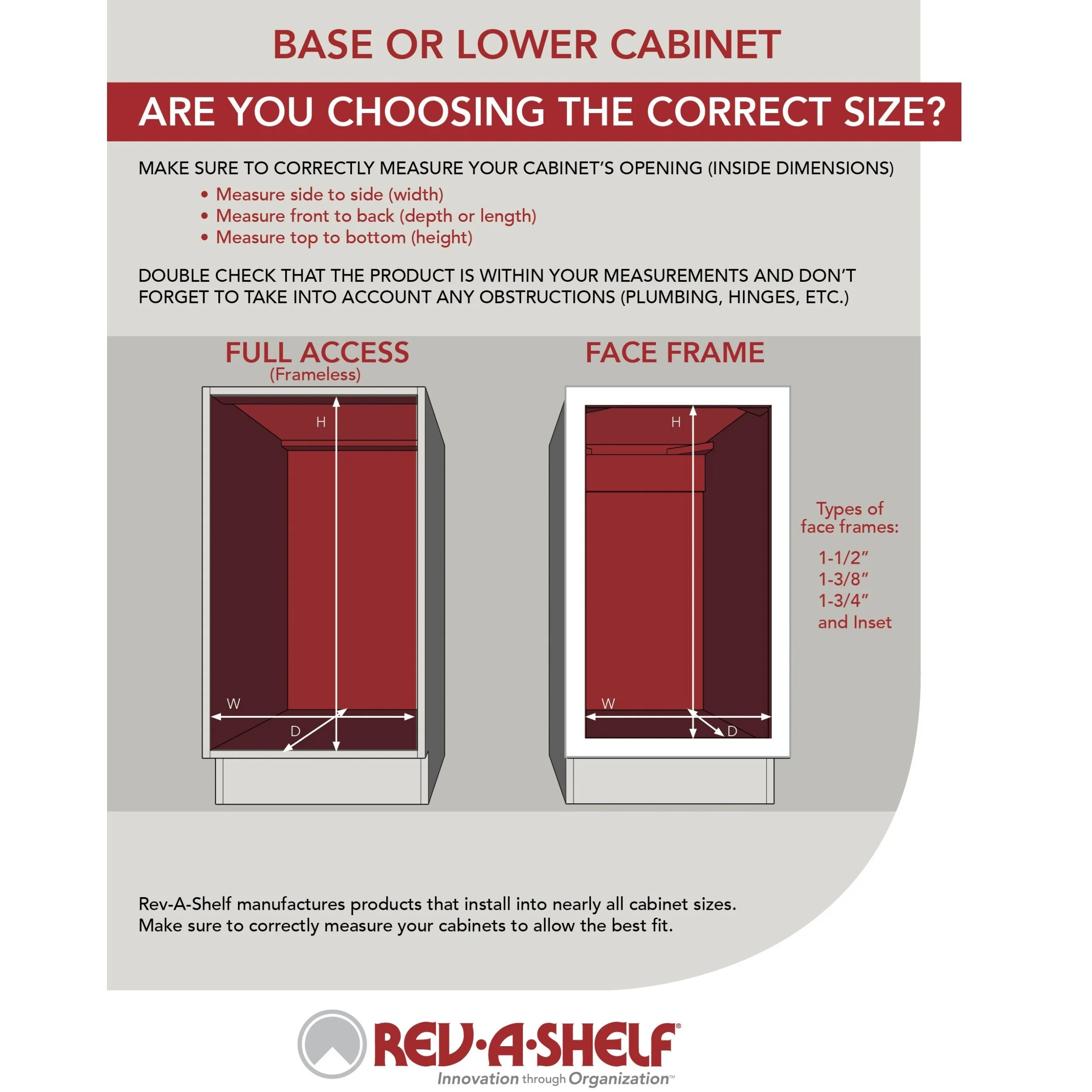 Rev-A-Shelf 50-Quart Plastic Soft-Close Single Pull-Out Trash Can, Door-Mount - Image 2