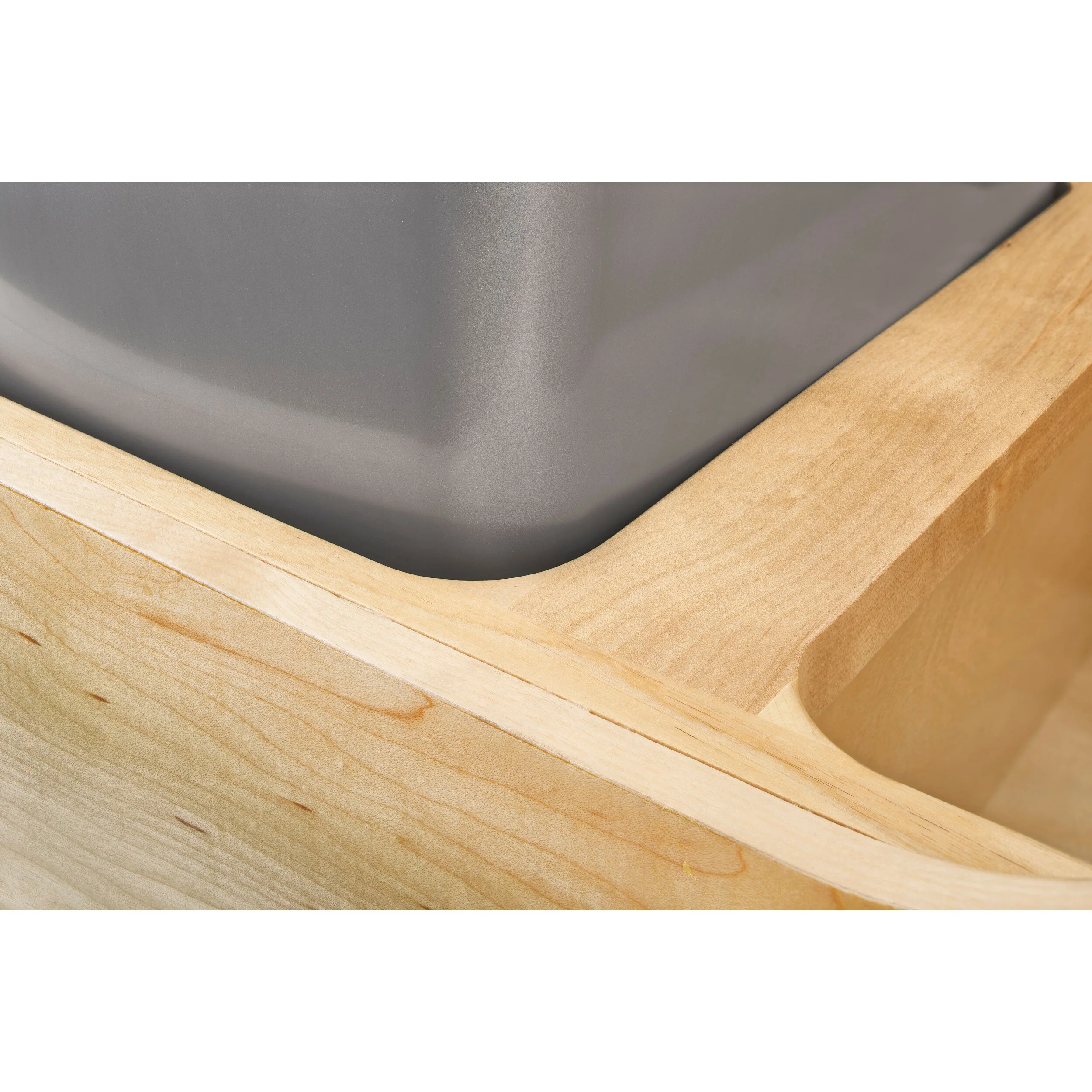 Rev-A-Shelf 50-Quart Soft-Close Dual Pull-Out Trash Can – Maple Frame, BLUMOTION Slides - Image 8
