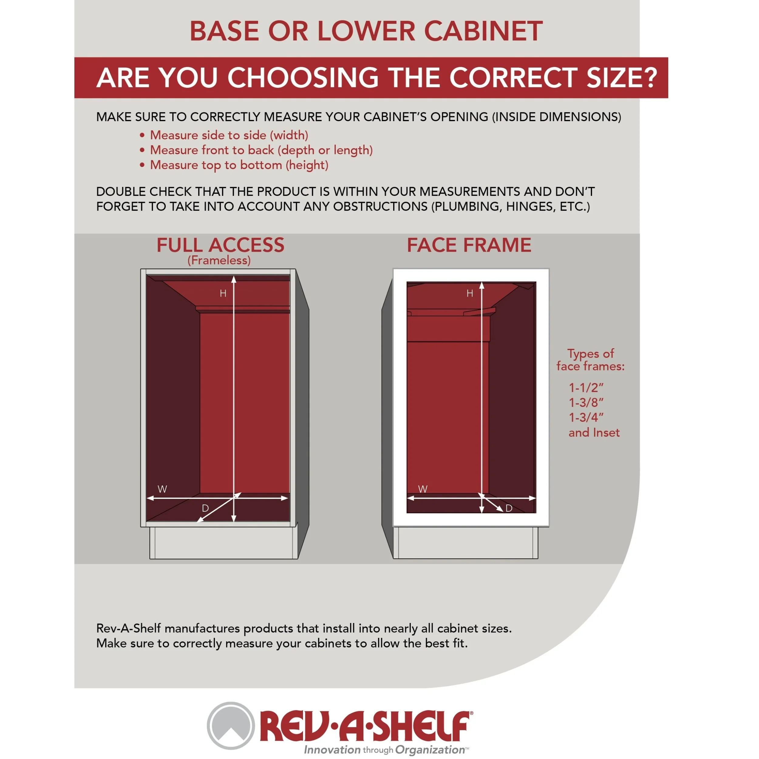Rev-A-Shelf 8-Quart Plastic Pull-Out Trash Can - Image 5