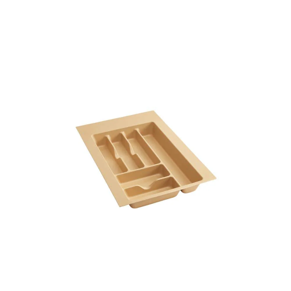 Rev-A-Shelf Medium Almond Cutlery Tray Drawer Insert, 14.25 in W x 21.25 in D (CT-2A-52)