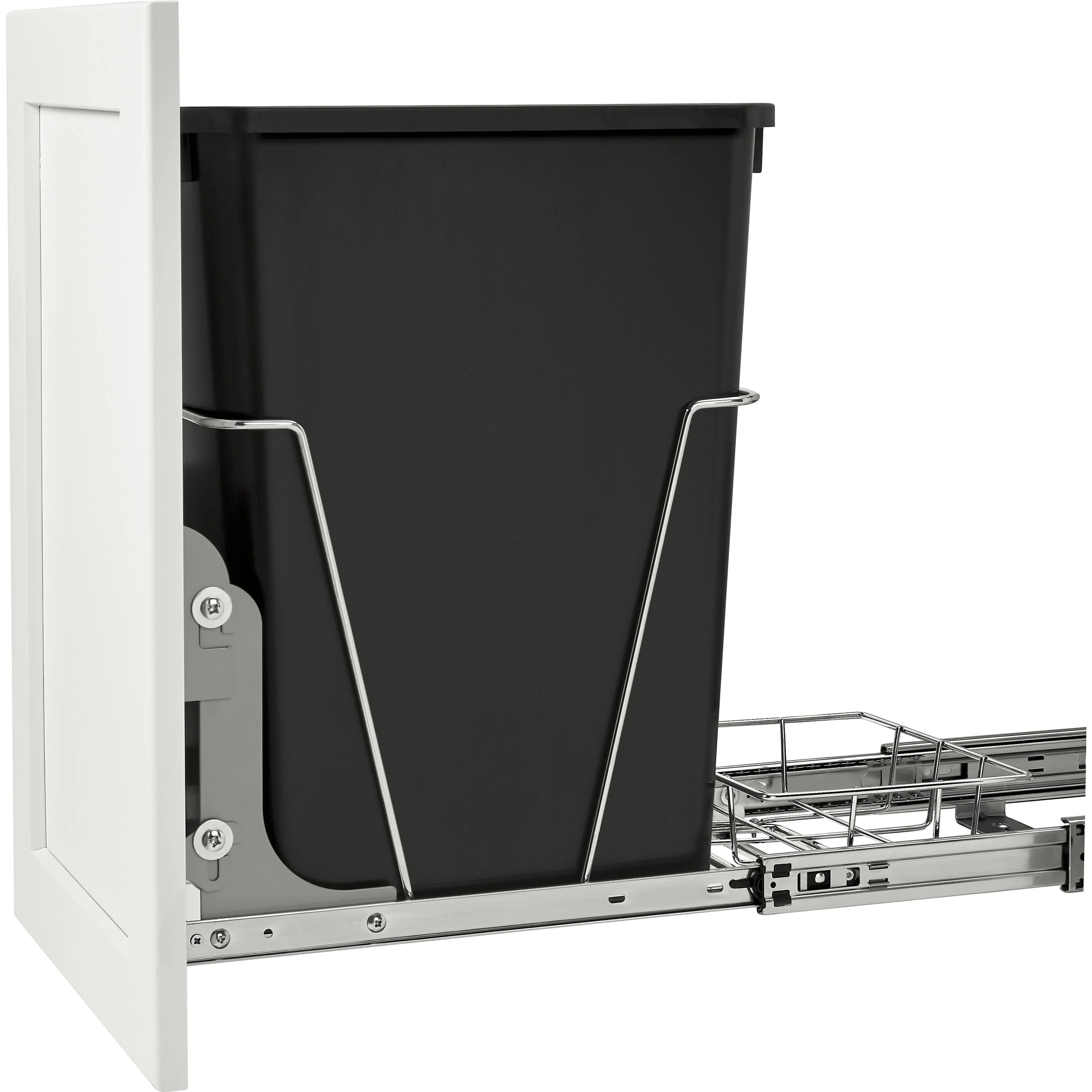 Rev-A-Shelf RV-DM17KIT-5 Metal Pull-Out Trash Can / Basket Door-Mount Kit, Gray/Silver - Image 7