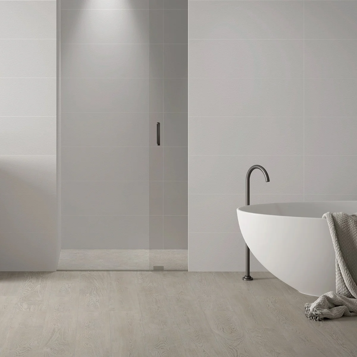 Reverb Basalt Bianco 12x36 Matte Ceramic Wall Tile - Lux Tile - Image 9