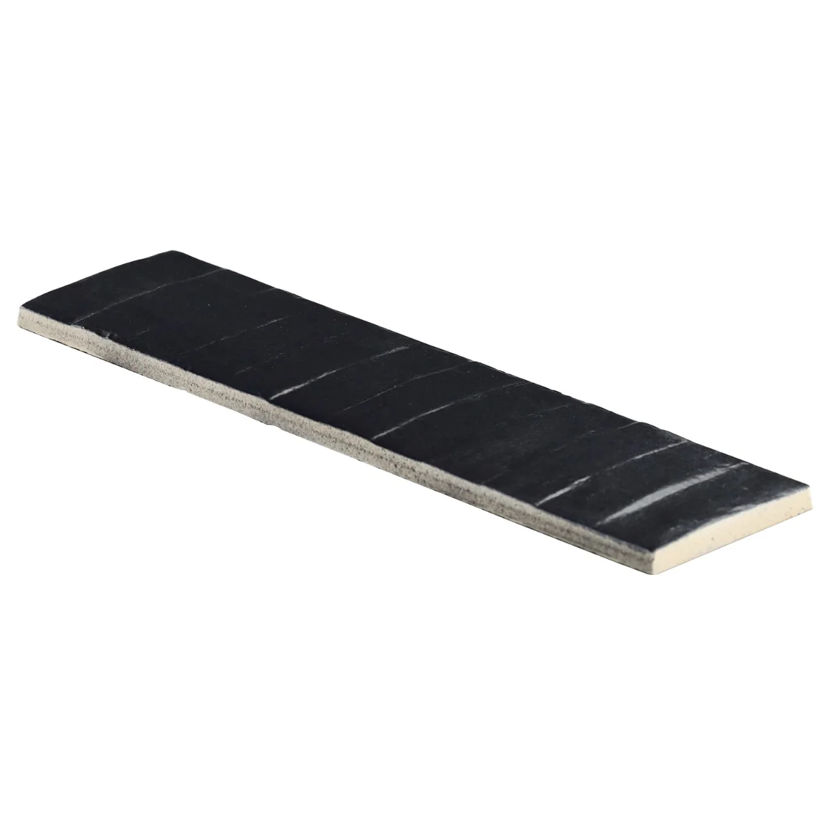 Rework Leather Black 3x12 Matte Porcelain Subway Tile - Lux Tile - Image 8