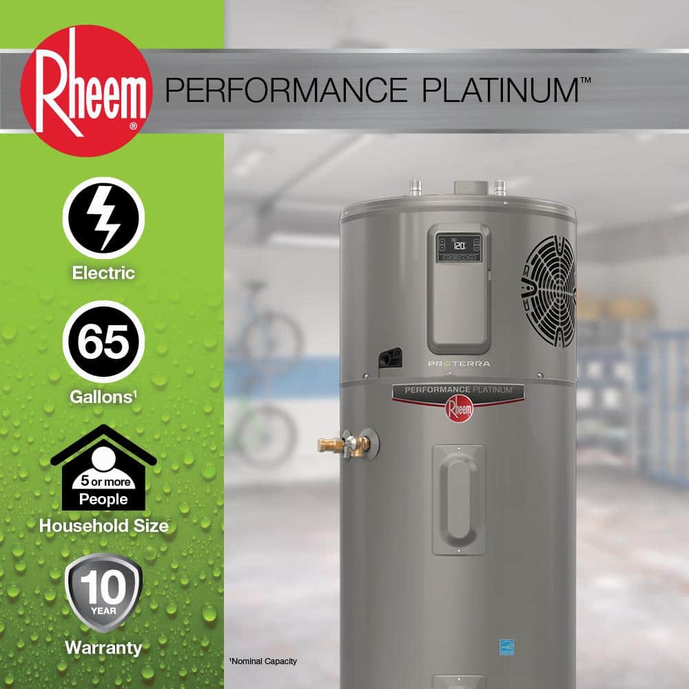 Rheem Performance Platinum 65 Gal. Smart High Efficiency Hybrid Heat Pump Water Heater with 10-Year Warranty - Image 2