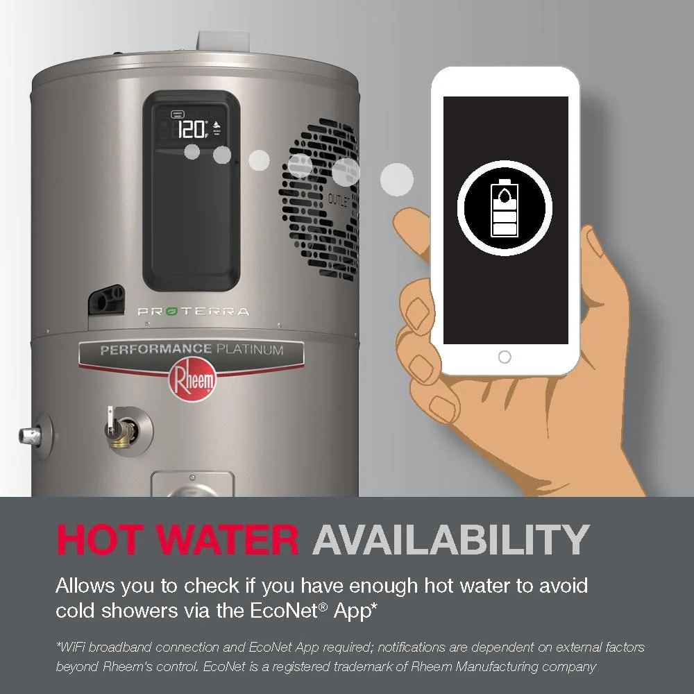 Rheem Performance Platinum 65-Gallon Hybrid Electric Heat Pump Water Heater - Image 8