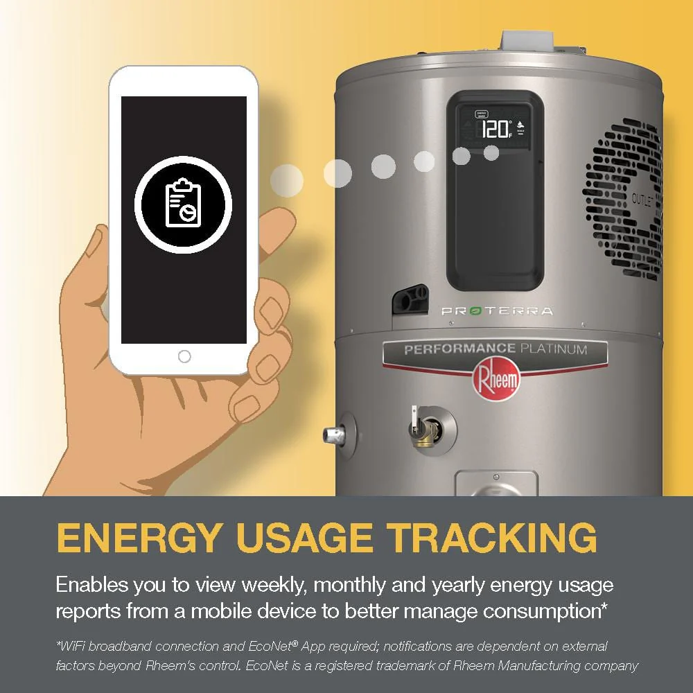 Rheem Performance Platinum 80 Gal Hybrid Electric Heat Pump Water Heater - Image 6