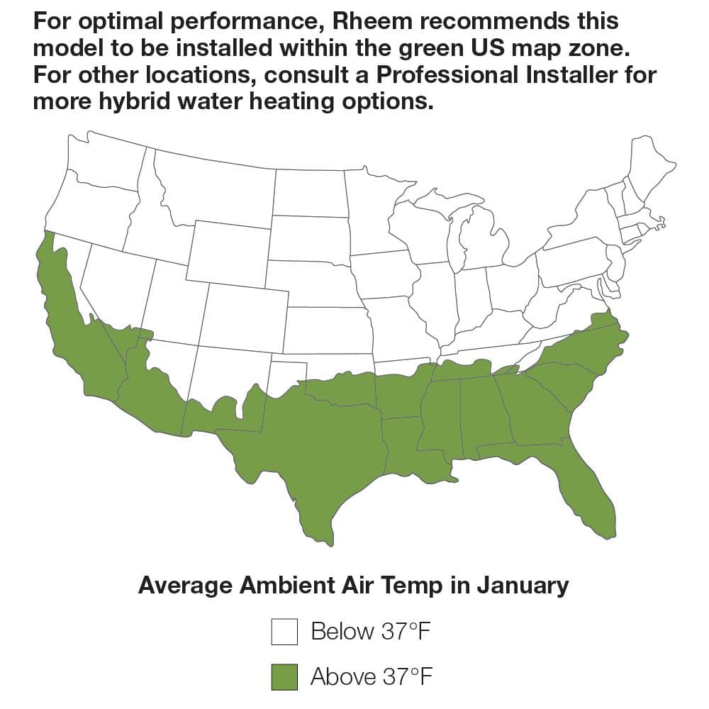 Rheem Performance Platinum ProTerra 65 Gallon Smart Heat Pump Water Heater - Image 4