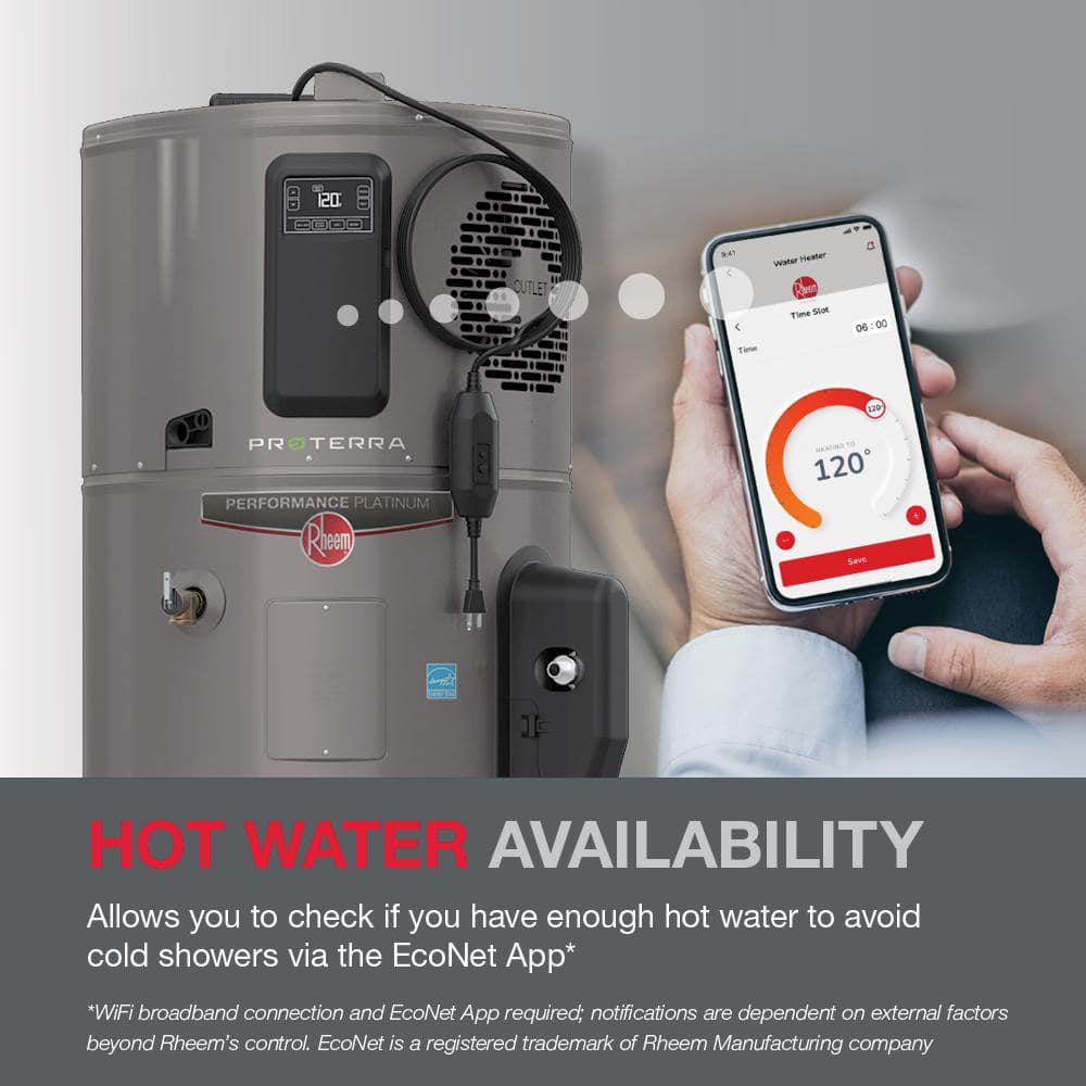 Rheem ProTerra 50 Gal Smart Heat Pump Water Heater with Leak Detection - Image 8