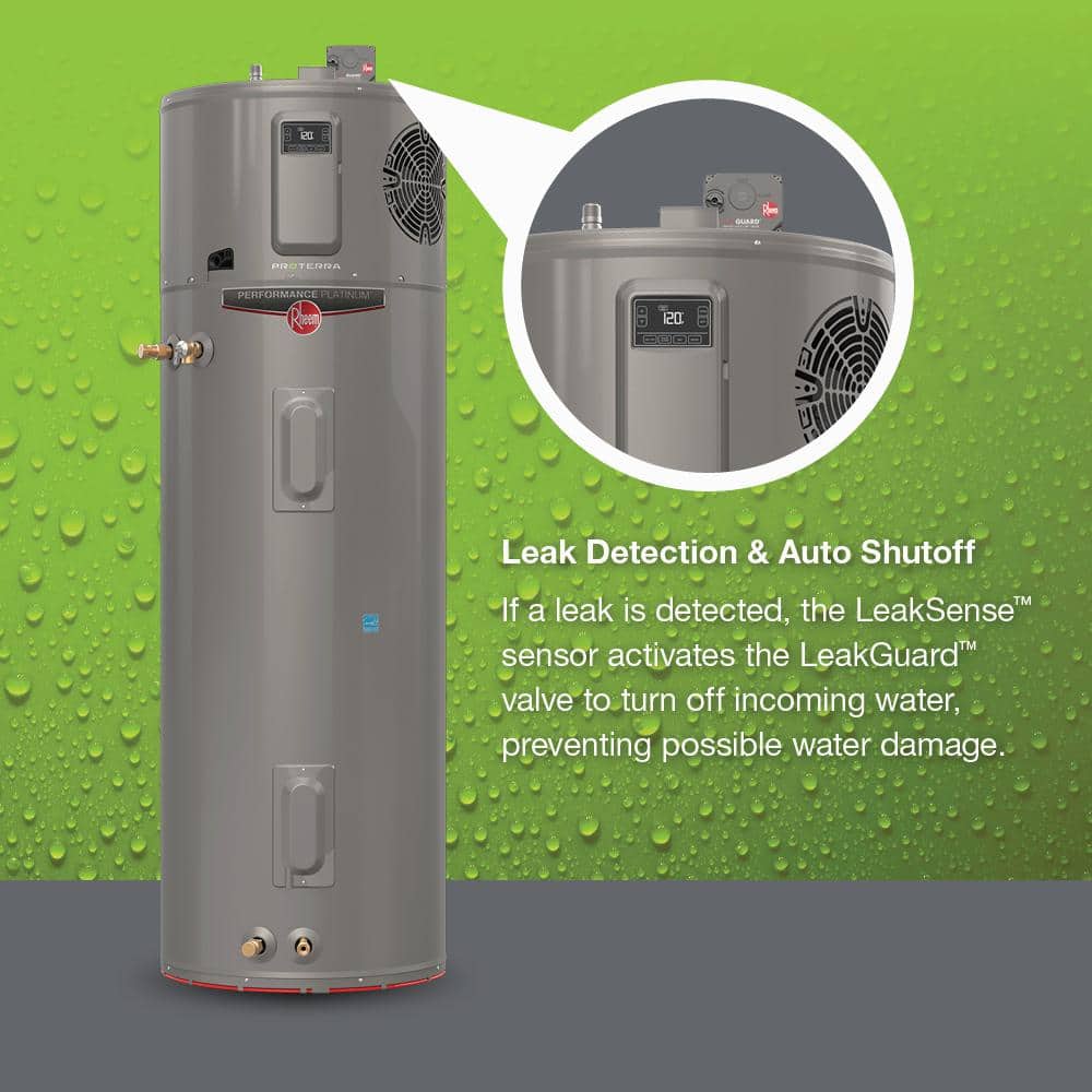 Rheem ProTerra 65 Gal Smart Hybrid Heat Pump Water Heater w/ Leak Detection & Wi-Fi - Image 7