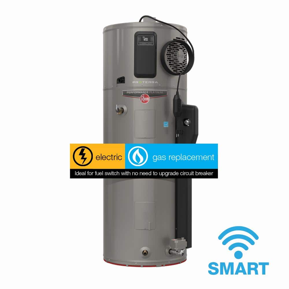 Rheem ProTerra 65-Gallon Smart Heat Pump Water Heater with Leak Detection