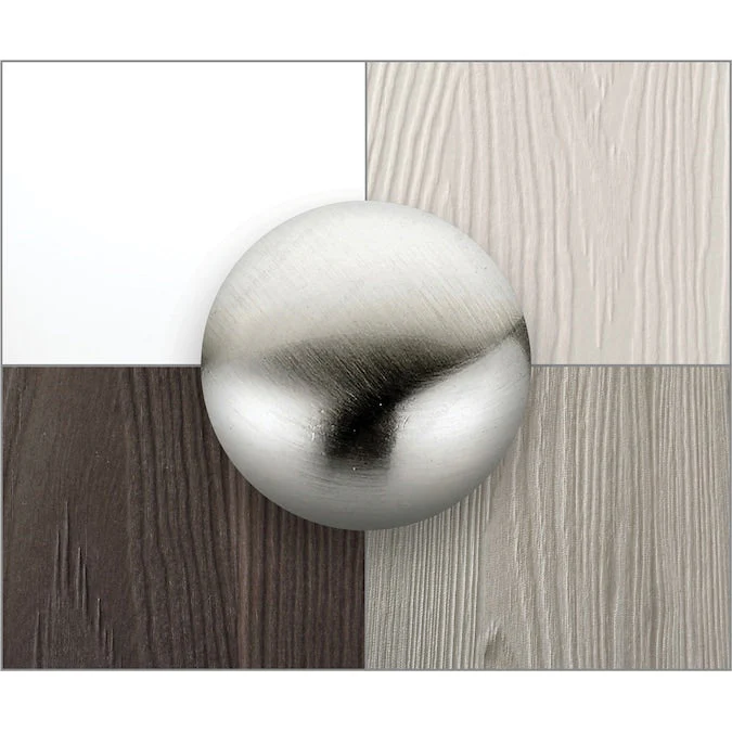 Richelieu 5/8-in (16mm) Center to Center Brushed Nickel Novelty Edge Drawer Pull - Image 4