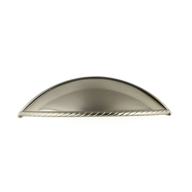 Richelieu Hardware Richelieu Huntingdon 3-3/4-in (96mm) Center to Center Brushed Nickel Oval Handle Drawer Pull - Image 3