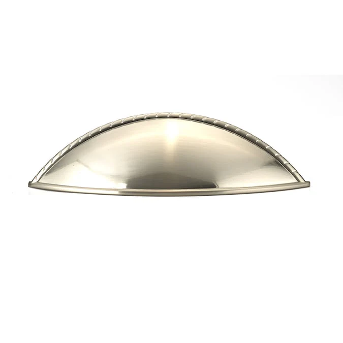 Richelieu Hardware Richelieu Huntingdon 3-3/4-in (96mm) Center to Center Brushed Nickel Oval Handle Drawer Pull - Image 4