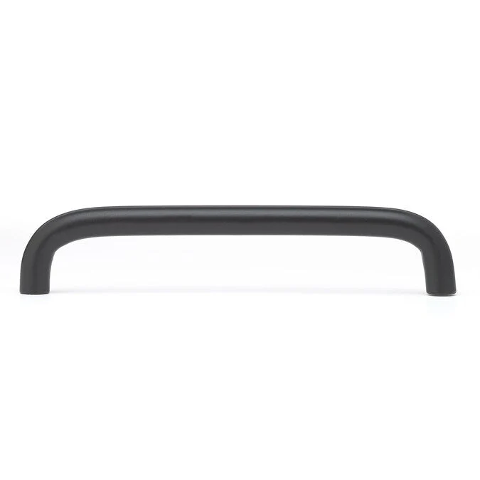 Richelieu Livingston 5-1/16-in (128mm) Center to Center Matte Black Cylindrical Handle Drawer Pull - Image 3