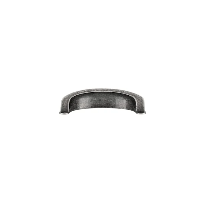 Richelieu Monceau 2-1/2-in (64mm) Center to Center Pewter Oval Cup Drawer Pull - Image 4