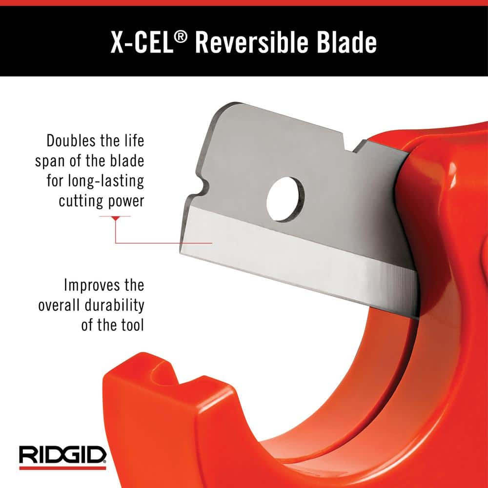 RIDGID 1/8 in. to 1-5/8 in. PC-1250 Single-Stroke Plastic Pipe & Tubing Cutter - Image 5