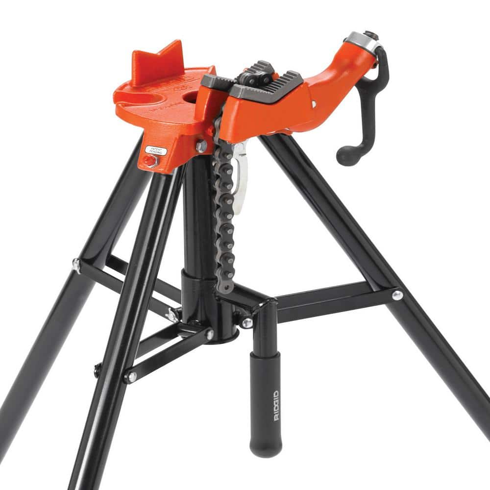 RIDGID 1/8 in. to 2-1/2 in. Model 425 TRISTAND Chain Vise Stand - Image 5