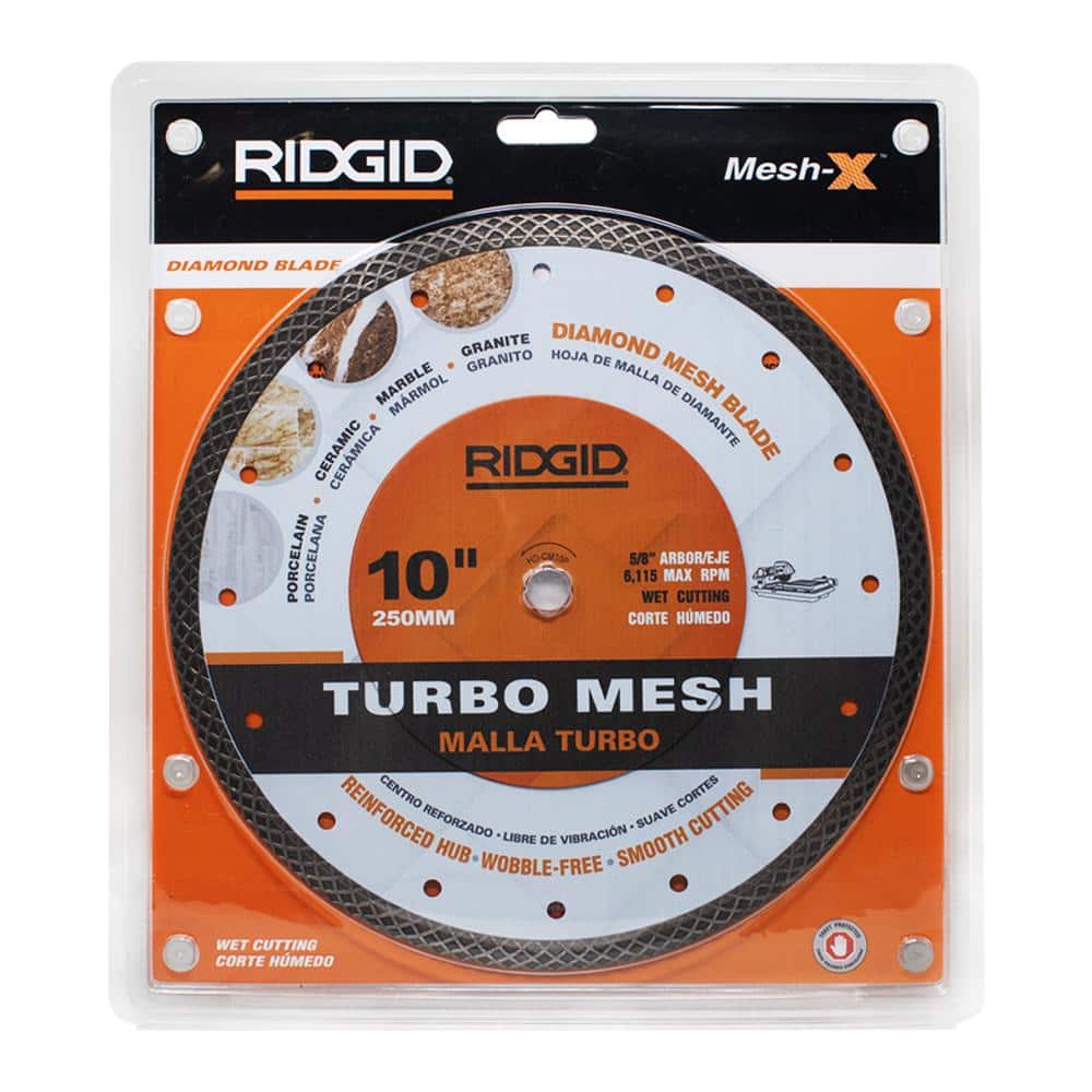 RIDGID 10 in. Mesh Rim Diamond Blade - Image 6