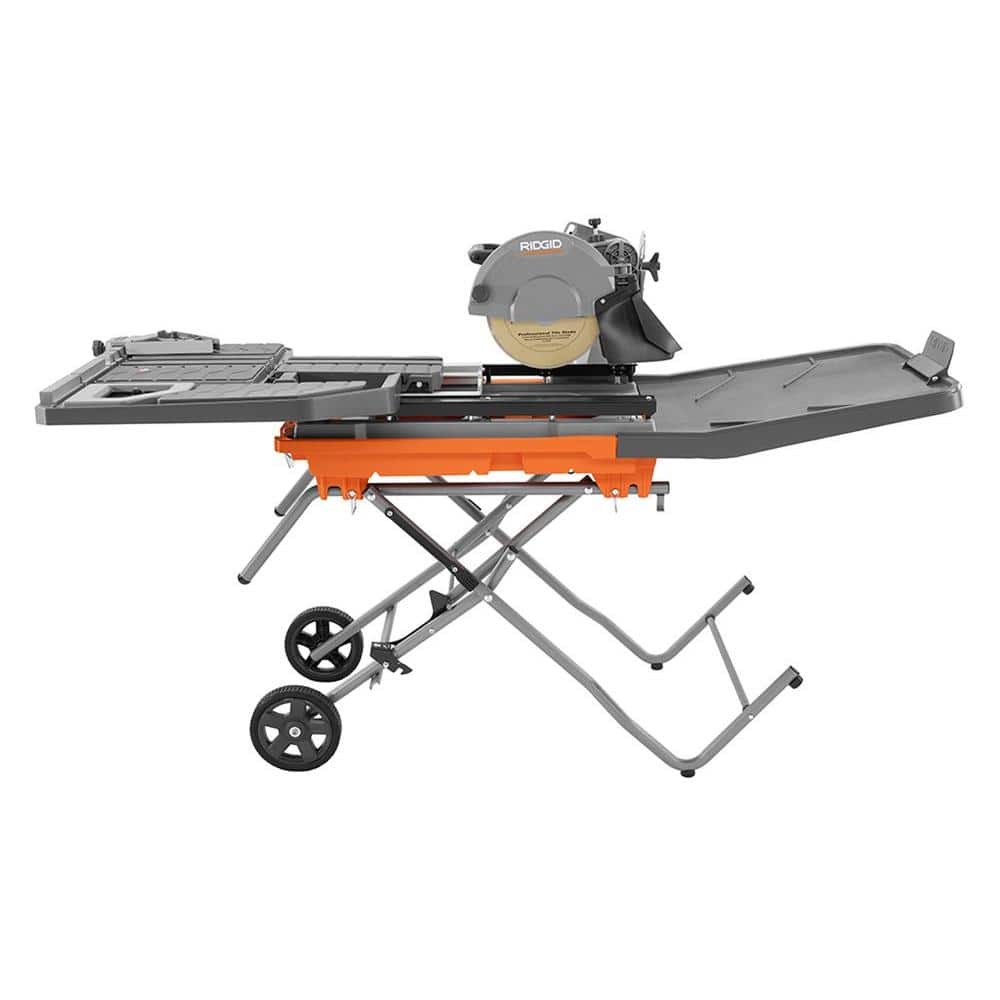 RIDGID 10 in. Wet Tile Saw with Stand (Model R4092) - Image 5
